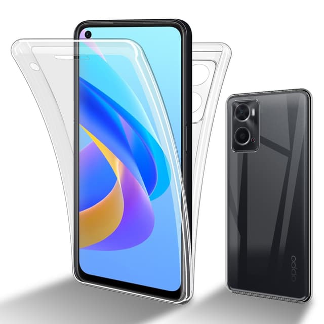 Oppo A36 / A76 Suojakuori Case Cover (Läpinäkyvä)