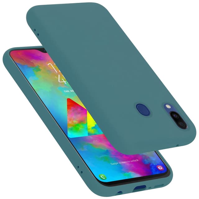 Samsung Galaxy M10s Cover Etui Case (Grøn)