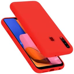 Samsung Galaxy A20s Suojakuori Kotelo (Punainen)