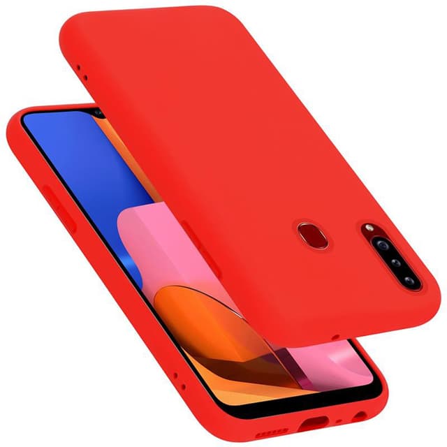 Samsung Galaxy A20s Suojakuori Kotelo (Punainen)
