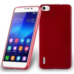 Honor 6 silikondeksel cover (rød)