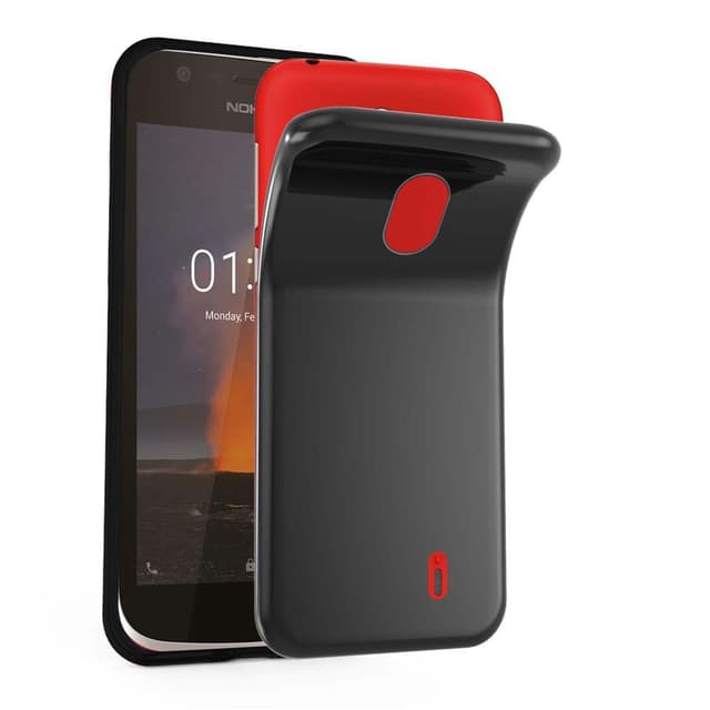 Nokia 1 2018 Cover TPU Etui (Sort)