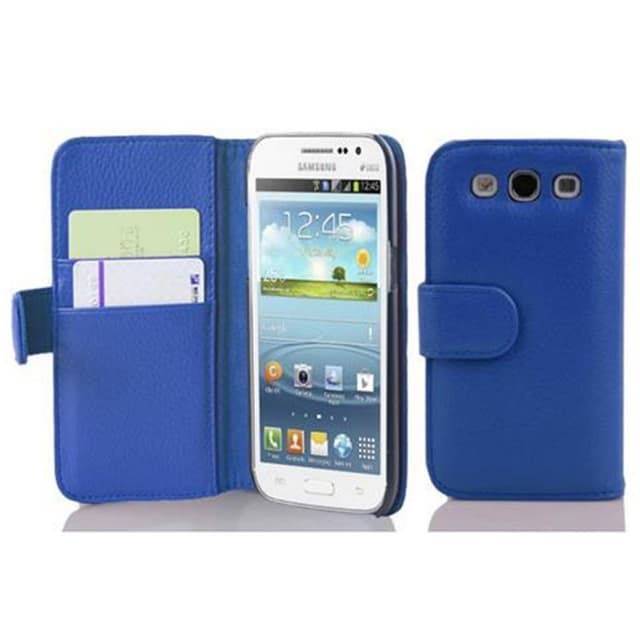 Skal Samsung Galaxy WIN Plånboksfodral (Blå)