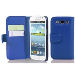 Suojakuori Samsung Galaxy WIN Lompakkokotelo (Sininen)