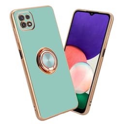Samsung Galaxy A22 5G Suojakuori Kotelo (Turkoosi)
