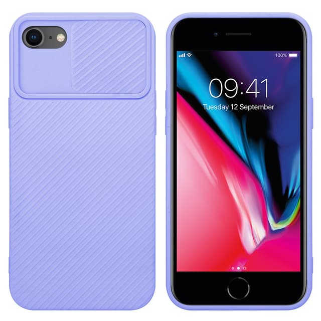 iPhone 7 / 7S / 8 / SE 2020 Cover Etui Case (Lilla)