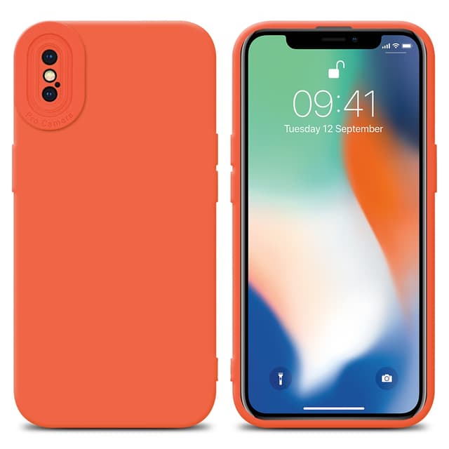 iPhone X / XS Cover Etui Case (Orange)