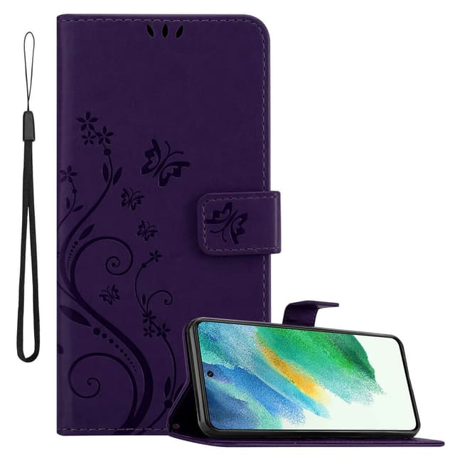 Samsung Galaxy S21 FE Plånboksfodral Skal (Lila)