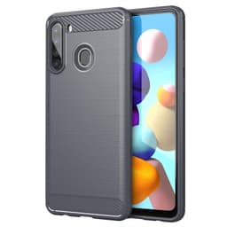 Samsung Galaxy A21 Skal Fodral Case (Grå)