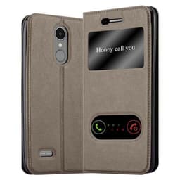 LG K8 2017 lommebokdeksel cover (brun)