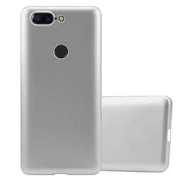 OnePlus 5T Suojakuori Kotelo (Hopea)