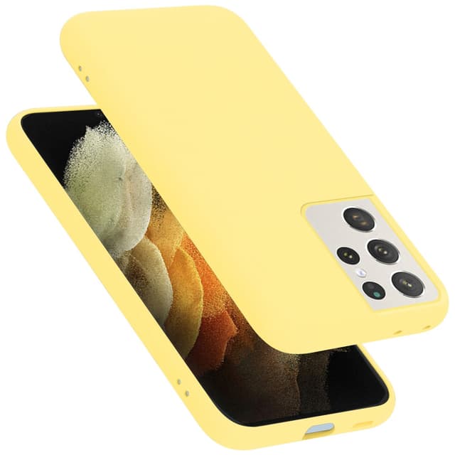 Samsung Galaxy S21 ULTRA Cover Etui Case (Gul)