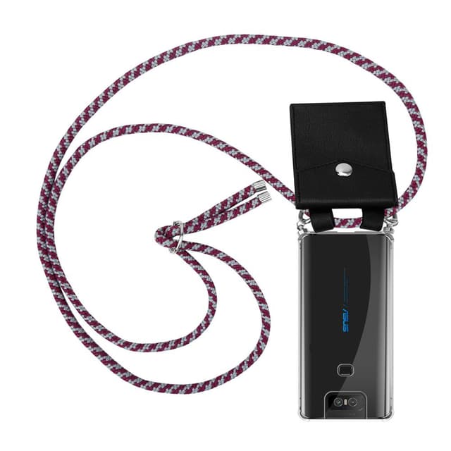 Skal Asus ZenFone 6 Fodral Kedja (Röd)