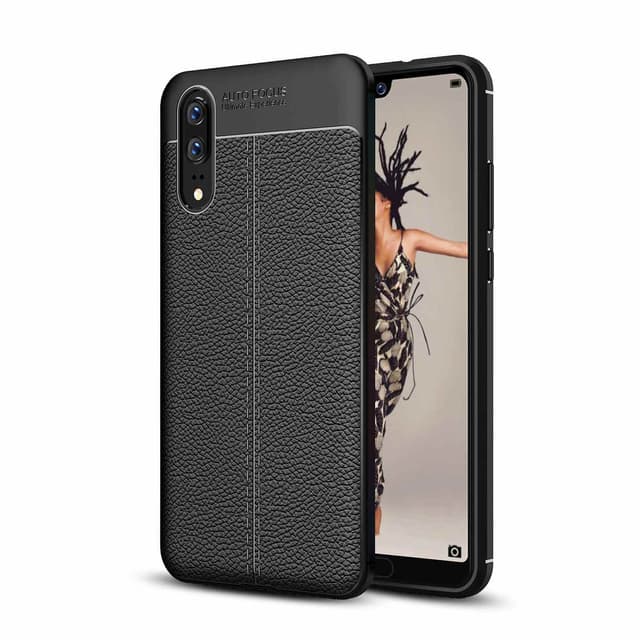 Huawei P20 Skal Fodral Case (Svart)