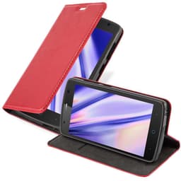 ZTE Blade L5 Suojakuori Lompakkokotelo (Punainen)