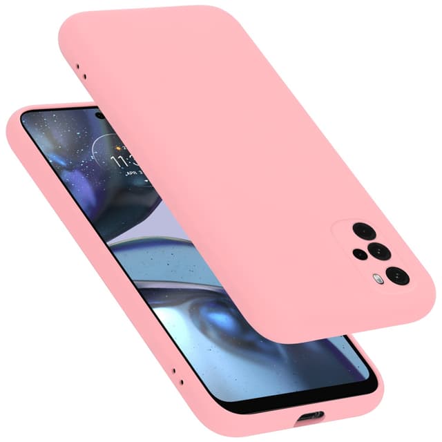 Motorola MOTO G22 Suojakuori Kotelo (Vaaleanpunainen)
