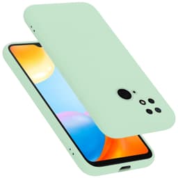 Xiaomi RedMi 10C / POCO C40 silikondeksel case (grønn)