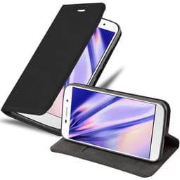 Skal ZTE Blade A602 Plånboksfodral (Svart)