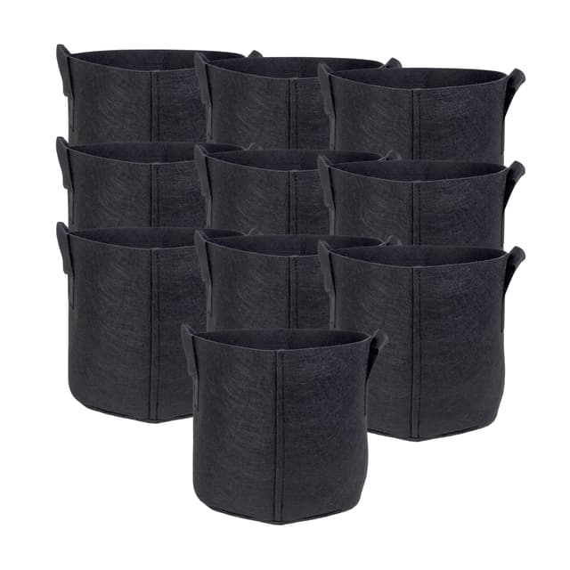 10x Planteringssäck Planteringskärl (20 l - 30 x 25cm)