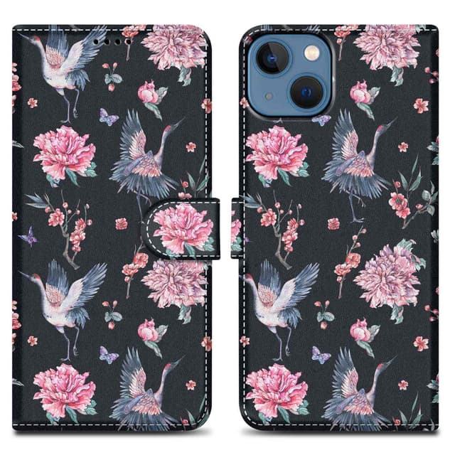 iPhone 14 Pungetui Cover Case (Sort)