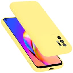 Oppo A94 5G silikondeksel case (gul)