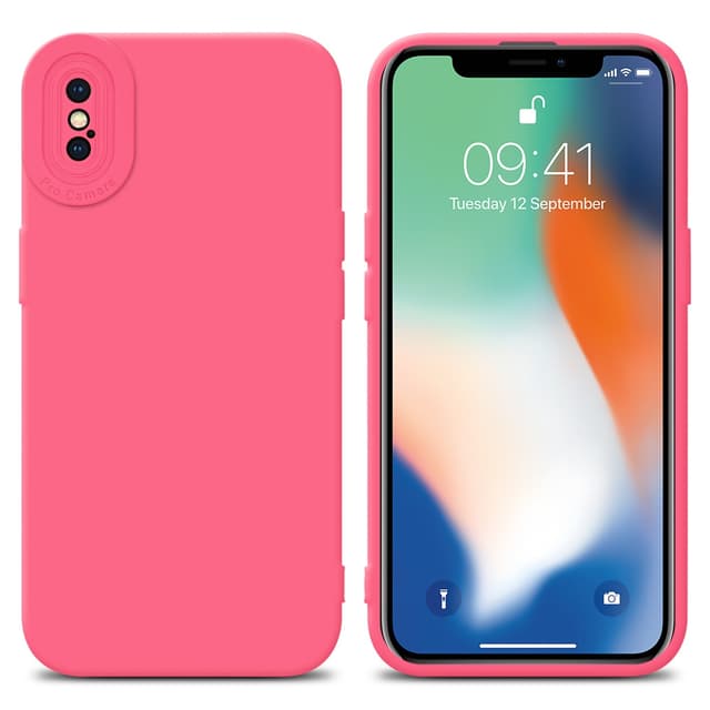 iPhone X / XS Cover Etui Case (Rød)