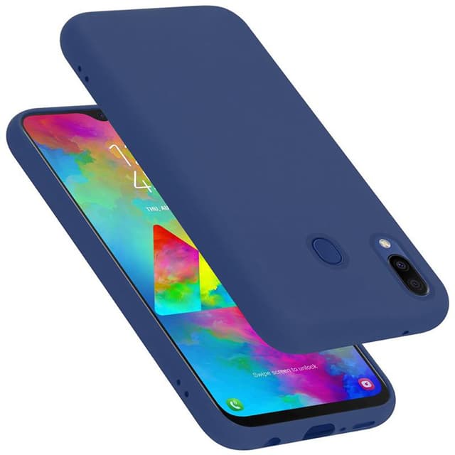 Samsung Galaxy M20 Cover Etui Case (Blå)