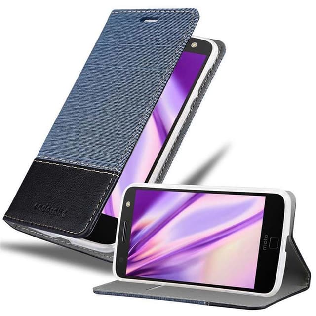 Motorola MOTO Z FORCE lommebokdeksel etui (blå)