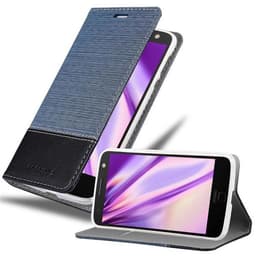 Motorola MOTO Z FORCE Pungetui Cover Case (Blå)
