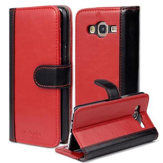 Plånboksfodral Samsung Galaxy J5 2015 Skal (Röd)