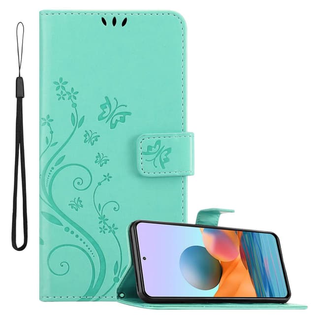 Xiaomi RedMi NOTE 10 PRO Plånboksfodral Skal (Turkos)