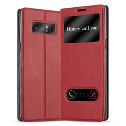 Lompakkokotelo Samsung Galaxy NOTE 8 Case (Punainen)