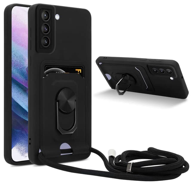 Samsung Galaxy S21 PLUS Etui Kæde Cover(Sort)