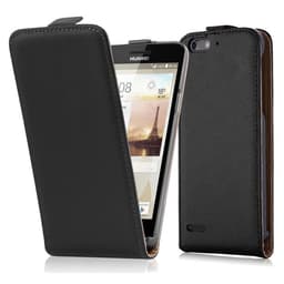 Huawei ASCEND P6 MINI Suojakuori Cover (Musta)