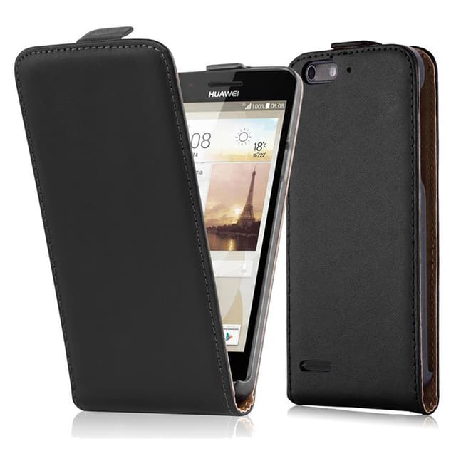 Huawei ASCEND P6 MINI Suojakuori Cover (Musta)