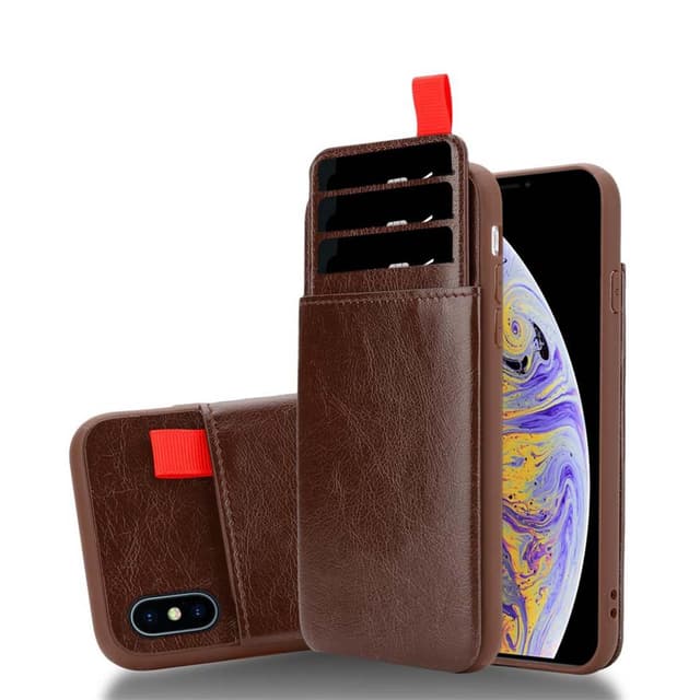 iPhone XS MAX Etui Case Cover (Brun)