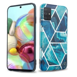 Samsung Galaxy A71 4G lommebokdeksel etui (blå)