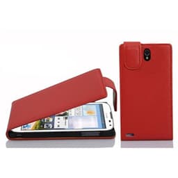 Huawei ASCEND G610 Deksel Cover Etui (rød)