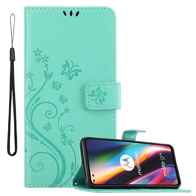 Motorola MOTO G 5G PLUS Pungetui Cover Case (Turkis)