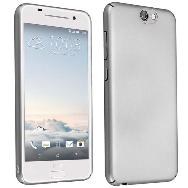 HTC ONE A9 Suojakuori Kotelo Cover (Hopea)