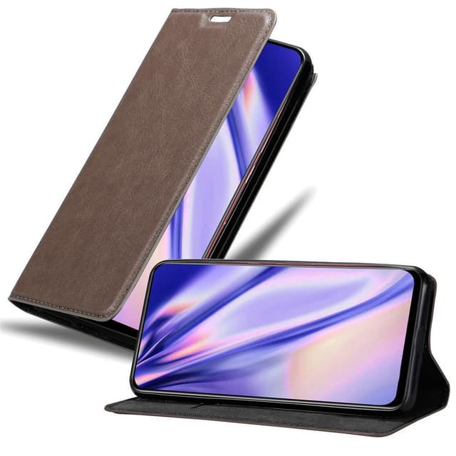 Vivo V15 PRO Suojakuori Lompakkokotelo (Ruskea)