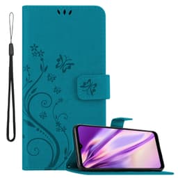 Motorola MOTO G10 / G30 Pungetui Cover Case (Blå)