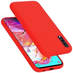 Samsung Galaxy A70 / A70s Skal Fodral Case (Röd)