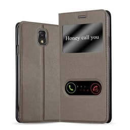 Samsung Galaxy NOTE 3 Plånboksfodral Skal (Brun)