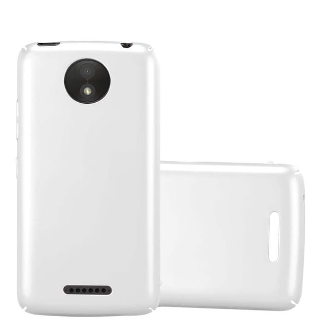Motorola MOTO C PLUS Cover Etui Case (Sølv)