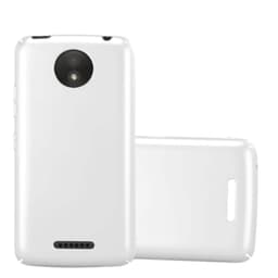 Motorola MOTO C PLUS Suojakuori Kotelo Cover (Hopea)