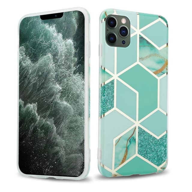 iPhone 12 PRO MAX Plånboksfodral Skal (Grön)