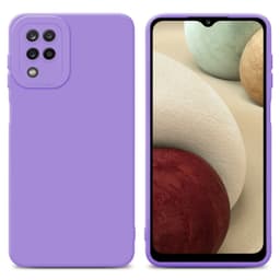 Samsung Galaxy A12 / M12 Deksel cover case (lilla)