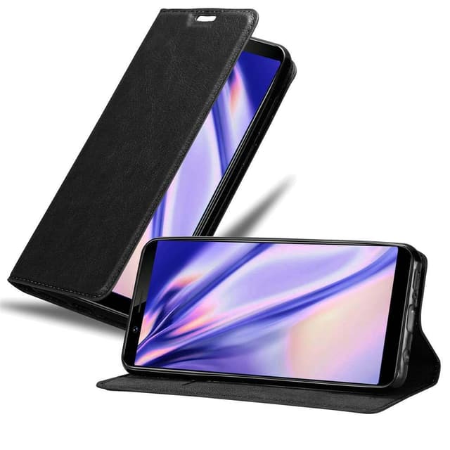 Vivo Y71 Suojakuori Lompakkokotelo (Musta)