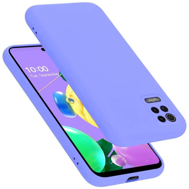 LG K52 / K62 / Q52 Skal Fodral Case (Lila)